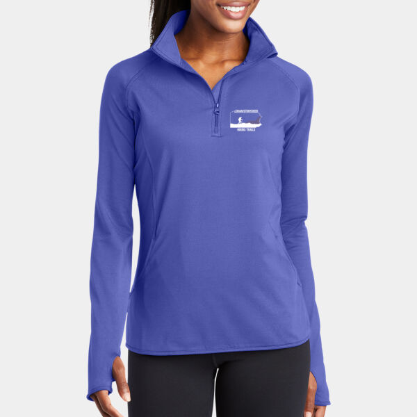 LSHT_LC - Ladies Sport Wick ® Stretch 1/4 Zip Pullover Thumbnail